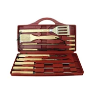 Zestawy do grillowania - Zestaw sztućców do grilla w walizce 12 elementów Landmann - miniaturka - grafika 1