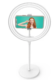 Lampa pierścieniowa My Story 10" na biurko z pilotem - Digipower - Selfie stick - miniaturka - grafika 1