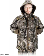 Kurtki męskie - BULL - męska kurtka ocieplana kołnierz stójka trwała wygodna pikowana podszewka odpinany kaptur 5 kieszeni wentylacja pod pachami regulacja rękawów XL - miniaturka - grafika 1