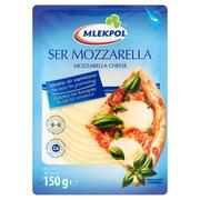 Sery - Mlekpol Ser mozzarella 150 g - miniaturka - grafika 1