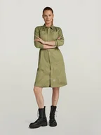 Sukienki - G-Star Sukienka koszulowa w kolorze khaki - miniaturka - grafika 1