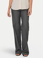 Spodnie damskie - ONLY Spodnie materiałowe Kayle 15324532 Szary Straight Fit - miniaturka - grafika 1