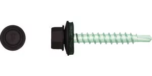 Koelner Wkręty farmerskie z podkładką 4,8 x 35 mm RAL 8017, opakowanie 250 szt OD-48035T8017 - Wkręty - miniaturka - grafika 1
