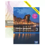 Podręczniki do technikum - Pakiet podręczników: MATeMAtyka, Oblicza geografii. Zakres rozszerzony. Liceum i technikum. Klasa 3. Edycja 2024 - miniaturka - grafika 1