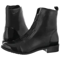 Botki damskie - Botki Czarne 55068-71 (WO334-a) Wojas - miniaturka - grafika 1