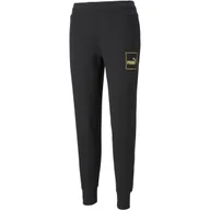 Dresy damskie - Spodnie dresowe damskie Puma HOLIDAY FL czarne 58955301-L - miniaturka - grafika 1