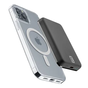 Cellularline MAG 5000 - Power bank indukcyjny 5000mAh 7.5W MagSafe (czarny) - Powerbanki - miniaturka - grafika 5