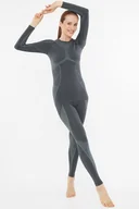 Pozostała odzież narciarska - Komplet bielizny termoaktywnej damskiej Viking Rocket Lady 0812 szaro-niebieski - XXL - miniaturka - grafika 1