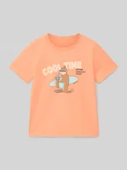 Koszulki dla chłopców - T-shirt o kroju regular fit z nadrukiem z motywem - miniaturka - grafika 1