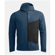 Kurtki męskie - Męska kurtka softshellowa Ortovox Seceda Softshell Jacket M Rozmiar: L / Kolor: niebieski/czarny - miniaturka - grafika 1