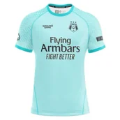 Kimona, stroje i obuwie - Ground Game Rashguard FC Armbar Krótki Rękaw Mint - miniaturka - grafika 1