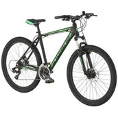 Rowery - Rower górski MTB INDIANA X-Pulser 2.6 M19 26 cali męski Czarno-zielony | Raty - miniaturka - grafika 1