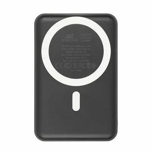 Rivacase VA2604 bank mocy Litowo-polimerowy (LiPo) 10000 mAh Bezprzewodowe ładowanie Czarny - Powerbanki - miniaturka - grafika 1