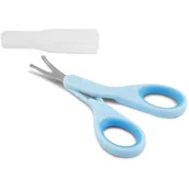 Nożyczki dla dzieci - Chicco Artsana Nożyczki z osłonką 0 m+ niebieskie - miniaturka - grafika 1