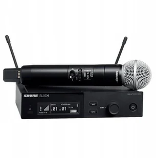 Shure SLXD24E/SM58-G59 - Cyfrowy system bezprzewodowy - Mikrofony komputerowe - miniaturka - grafika 1
