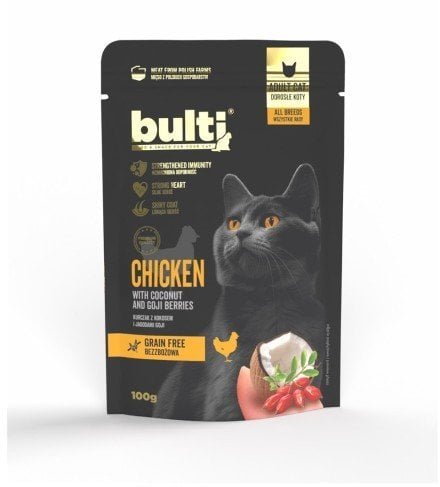 BULTI Superfoods mielonka kurczak z kokosem i jagodami 100g