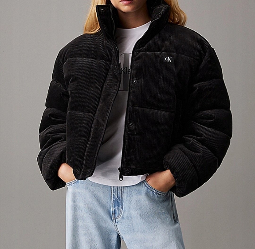 Kurtka sztruksowa zimowa Calvin Klein rozmiar M