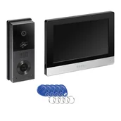 Wideodomofony - Wideodomofon przewodowy zestaw Xiran WiFi 8" ORNO" - miniaturka - grafika 1