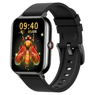 Smartwatch - Kumi KU6 Czarny - miniaturka - grafika 1