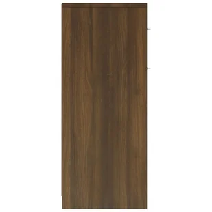Lumarko Szafka łazienkowa, brązowy dąb, 60x33x80 cm - Szafki łazienkowe - miniaturka - grafika 7