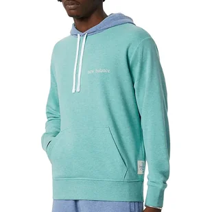 Bluza New Balance MT21565OHH - zielona - Bluzy sportowe męskie - miniaturka - grafika 1