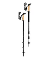 Nordic walking - Leki Black Series Carbon Trekking Poles, czarny 100-135cm 2022 Kijki 65221601 - miniaturka - grafika 1