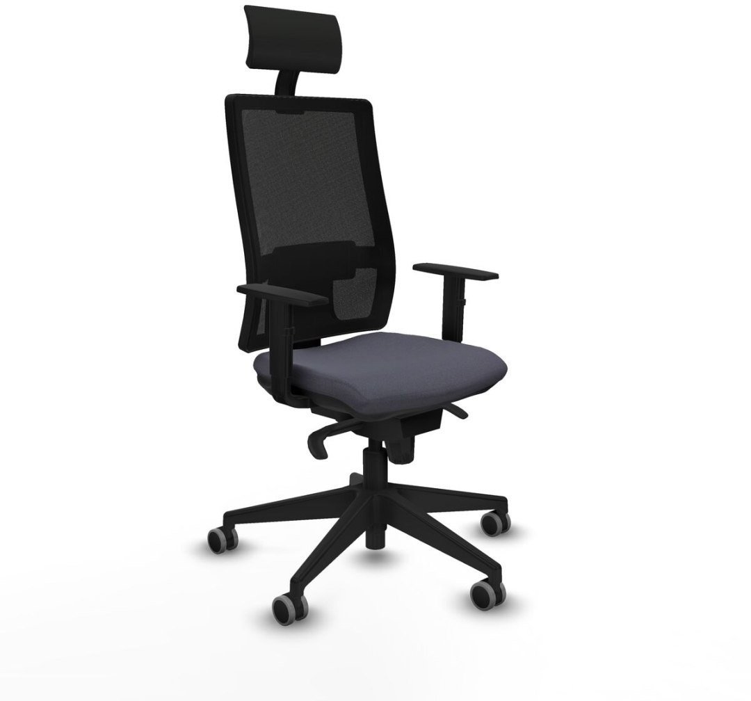 Krzesło Biurowe z Zagłówkiem Piqueras y Crespo 1D066G1 Ciemny szary