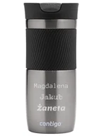 Kubki termiczne - Kubek termiczny z grawerem Contigo Byron 470ml - Gunmetal - miniaturka - grafika 1