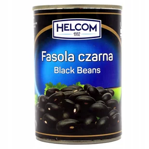 Fasola Czarna W Puszce Black Beans Helcom 425Ml - Pasztet i przetwory mięsne - miniaturka - grafika 1