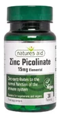 Suplementy diety - NATURES AID NATURES AID Pikolinian Cynku 15mg 30tabl. 5023652760301 - miniaturka - grafika 1