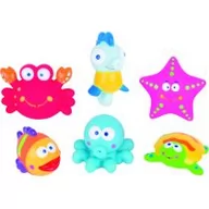 Zabawki do kąpieli - SMART Gumowe zwierzątka potworki mix wzorów - miniaturka - grafika 1