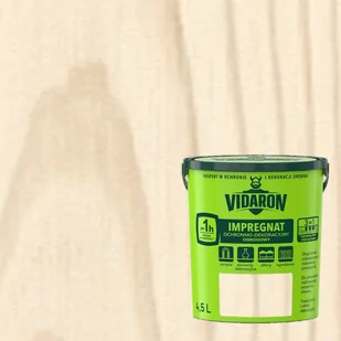 Vidaron Impregnat ogrodowy dąb bielony 4,5 l - Farby i impregnaty do drewna Vidaron Impregnat ogrodowy dąb bielony 4,5 l - Farby i impregnaty do drewna - miniaturka - grafika 1