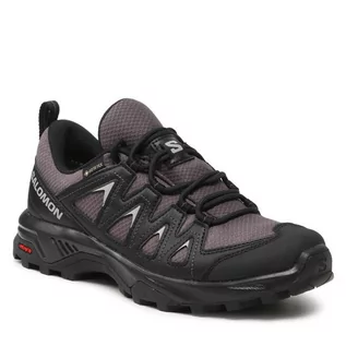 Buty trekkingowe damskie - Trekkingi Salomon X Braze Gtx GORE-TEX L47180700 Gris - grafika 1