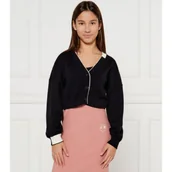 Swetry dla dziewczynek - Pinko UP Kardigan | Cropped Fit - miniaturka - grafika 1