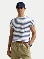 Koszulki męskie - Polo Ralph Lauren T-Shirt 710938134008 Granatowy Custom Slim Fit - miniaturka - grafika 1