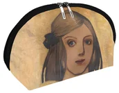 Kosmetyczki, organizery i kuferki - Kosmetyczka Główka dziewczynki na złotym tle Józef Mehoffer - miniaturka - grafika 1