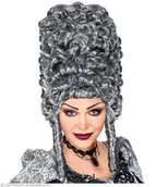 Dodatki do strojów karnawałowych - Peruka Gotycka Wysoka Szara - miniaturka - grafika 1