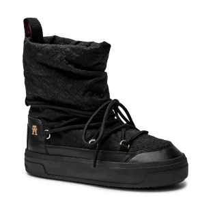 Tommy Hilfiger Śniegowce - Śniegowce damskie - miniaturka - grafika 1