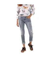 Spodnie damskie - Spodnie damskie Pepe Jeans Joey jeansowe boyfriend-W24 - miniaturka - grafika 1