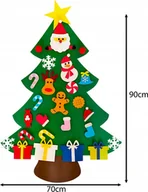 Zabawki kreatywne - Choinka z filcu z ozdobami 24856 - miniaturka - grafika 1