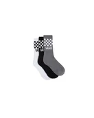 Skarpetki męskie - Dziecięce skarpety Drop V Classic Check Crew (3 pary) VN000EZ2CNC 26,5-31 - miniaturka - grafika 1