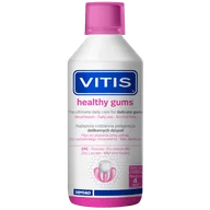 Płyny do płukania jamy ustnej - Vitis Healthy Gums, płyn do płukania jamy ustnej, bez alkoholu, 500 ml - miniaturka - grafika 1