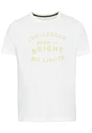Koszulki męskie - camel active T-shirt męski 4096465T08, Broken White, XL - miniaturka - grafika 1