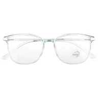 Okulary korekcyjne, oprawki, szkła - Okulary Nerd do komputera z filtrem BLUE Light zerówki 2589-2 - miniaturka - grafika 1