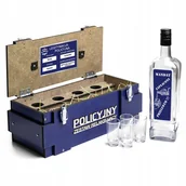 Zestawy upominkowe - Prezent dla Policjanta Zestaw Skrzynka na alkohol urodziny dla Taty Kolegi - miniaturka - grafika 1