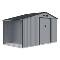 Altany ogrodowe - Domek Narzędziowy Drewutnia Madison 342X191Cm Light Grey - Hardmaister - miniaturka - grafika 1