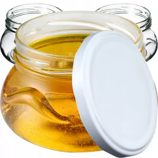 Słoiki Raja 300ml 50 szt. 82mm + wieczka białe - Pojemniki kuchenne - miniaturka - grafika 1