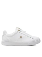 Sneakersy damskie - Tommy Hilfiger Sneakersy Elevated Essent Sneaker Monogram FW0FW07999 Biały - miniaturka - grafika 1