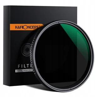 Filtr ND 62mm REGULOWANY szary FADER ND8-ND2000 KF - Kamery cyfrowe - akcesoria - miniaturka - grafika 1