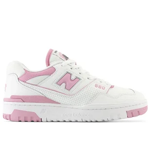 Buty New Balance BBW550BD - biało-różowe - Buty sportowe damskie - miniaturka - grafika 1